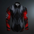 Men's Vintage 3D Printed Cowboy Shirt, Long Sleeve Shirt, Outdoor Street Fashion Classic Shirt New Western