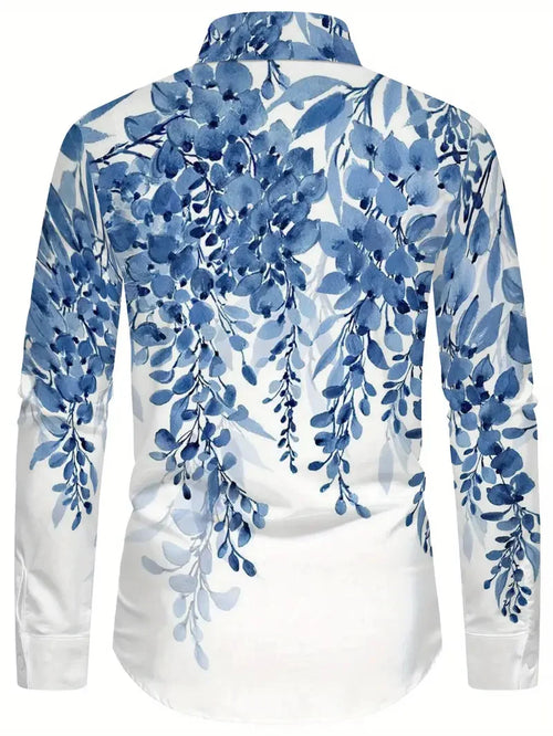 2025 Men's Long Sleeve Shirt Casual Lapel Summer 3D Printed Button Shirt New Style Men's Fashion Unisex Tops