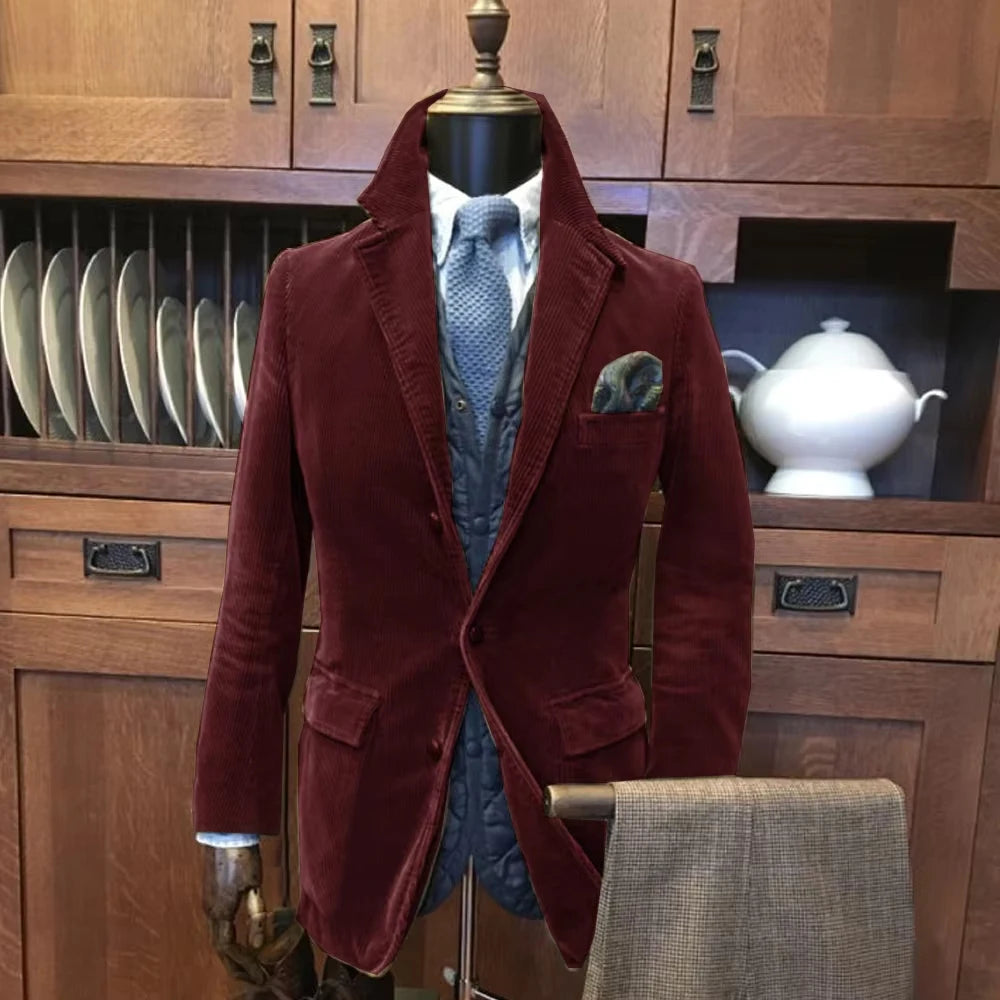 Men's Autumn Corduroy Jacket Casual Sports Jacket Man Jackets Mens Clothing Original Brands Clothing Male Coats 2025 New
