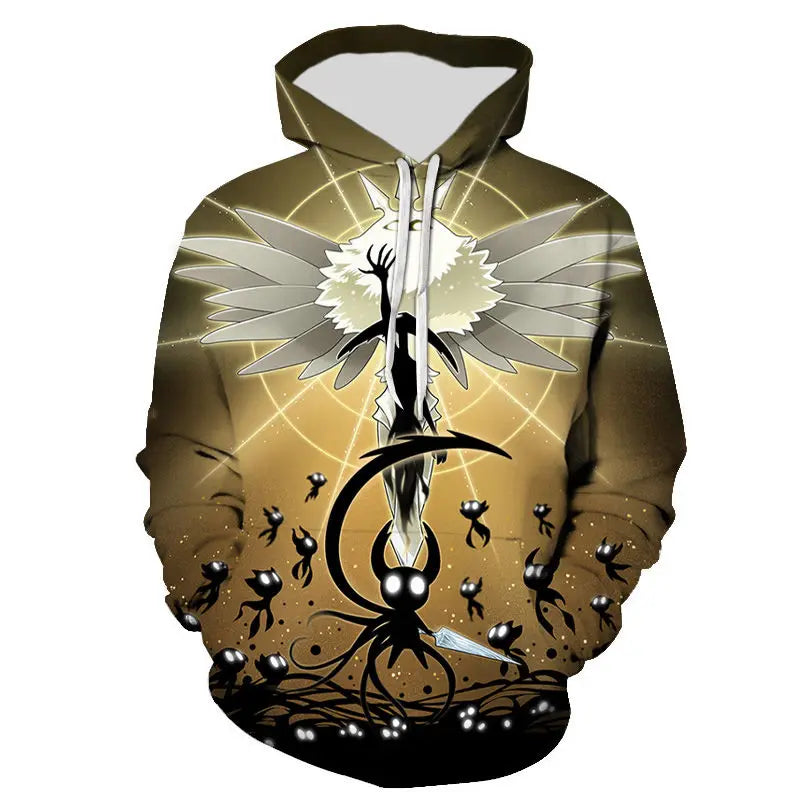 Game Hollow Knight 3d Printed Men Women Autumn Winter Streetwear Casual Long Sleeve Hoodie Oversized Sweatshirts Unisex Clothing