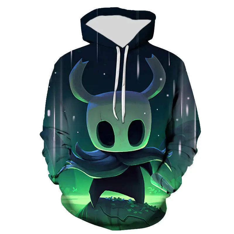 Game Hollow Knight 3d Printed Men Women Autumn Winter Streetwear Casual Long Sleeve Hoodie Oversized Sweatshirts Unisex Clothing