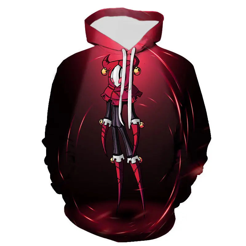 Game Hollow Knight 3d Printed Men Women Autumn Winter Streetwear Casual Long Sleeve Hoodie Oversized Sweatshirts Unisex Clothing