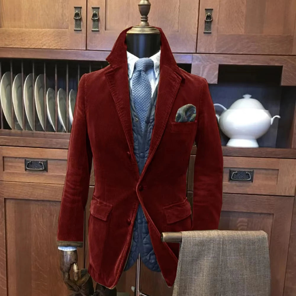 Men's Autumn Corduroy Jacket Casual Sports Jacket Man Jackets Mens Clothing Original Brands Clothing Male Coats 2025 New