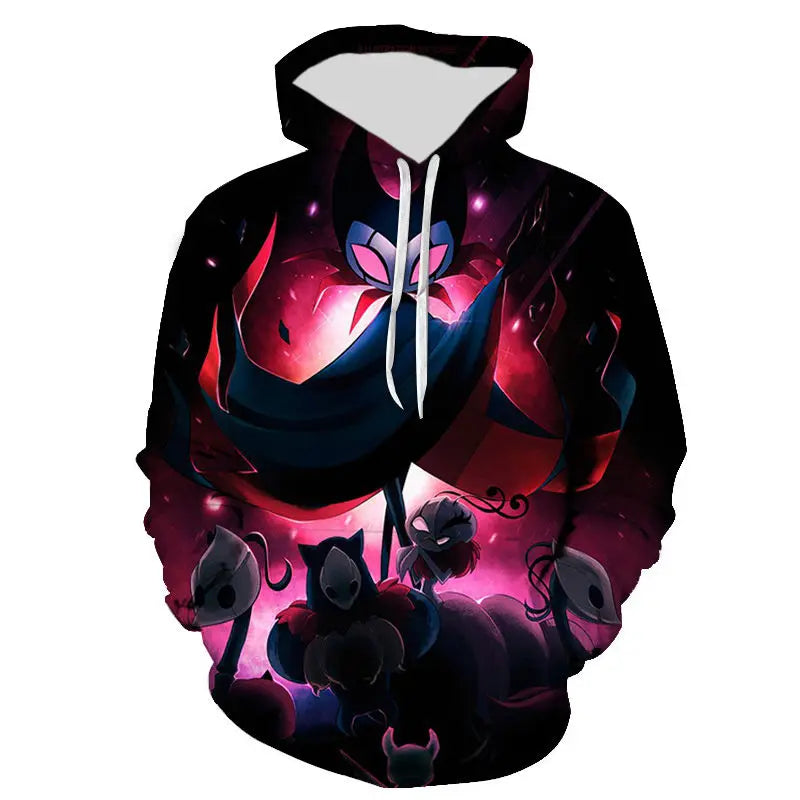 Game Hollow Knight 3d Printed Men Women Autumn Winter Streetwear Casual Long Sleeve Hoodie Oversized Sweatshirts Unisex Clothing
