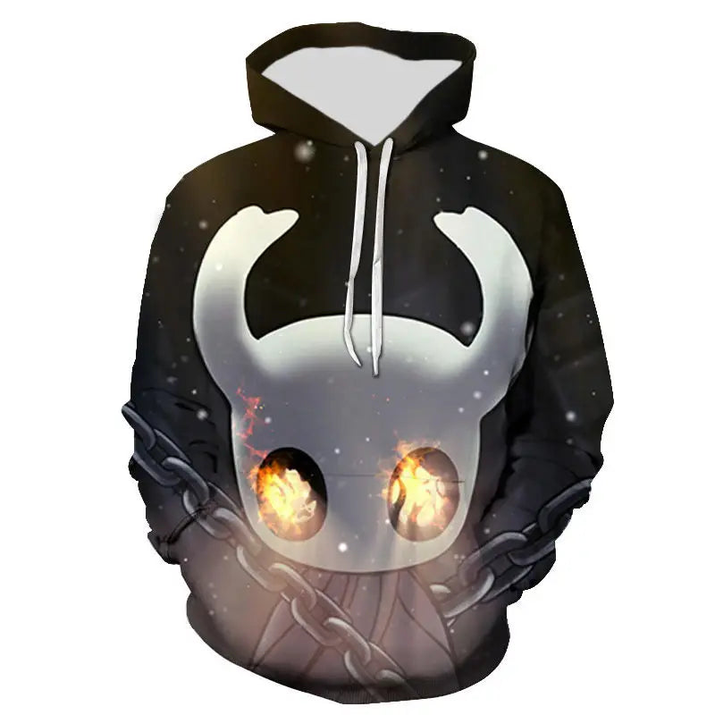 Game Hollow Knight 3d Printed Men Women Autumn Winter Streetwear Casual Long Sleeve Hoodie Oversized Sweatshirts Unisex Clothing