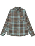 Spring Long Sleeve Plaid Shirt For Men 2025 New Y2K Vintage Streetwear Baggy Lapel Pocket Tee Shirts Korean Fashion Blouse