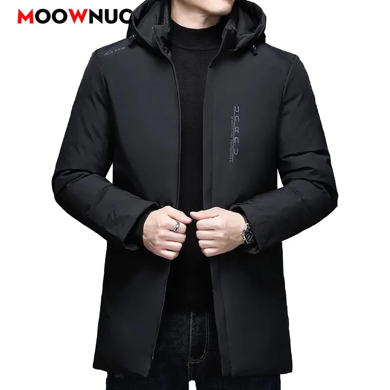 Men's Fashion Windbreaker Winter Parka Male Jacket Men Clothing Casual Warm Autumn Coat Streetwear Outdoors Windproof New