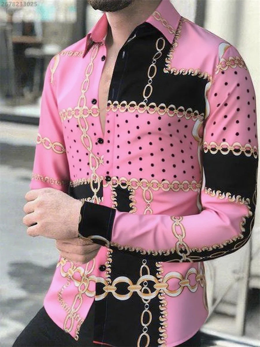 2025 new men's classic long-sleeved casual shirt fashionable daily wear comfortable breathable versatile spring and autumn
