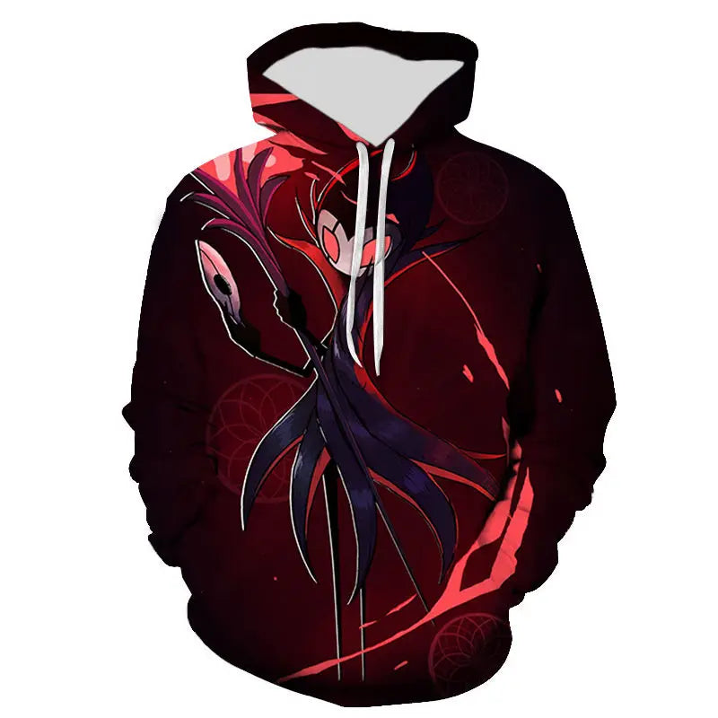 Game Hollow Knight 3d Printed Men Women Autumn Winter Streetwear Casual Long Sleeve Hoodie Oversized Sweatshirts Unisex Clothing