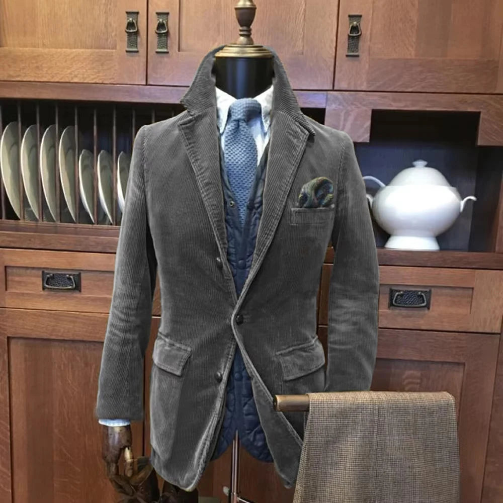 Men's Autumn Corduroy Jacket Casual Sports Jacket Man Jackets Mens Clothing Original Brands Clothing Male Coats 2025 New