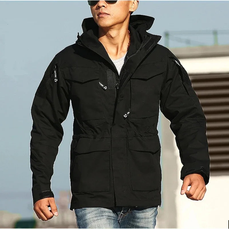 M65 UK US Army Clothing Casual Tactical Windbreaker Men Winter Autumn Flight Pilot Coat Male Hoodie Military Style Field Jacket