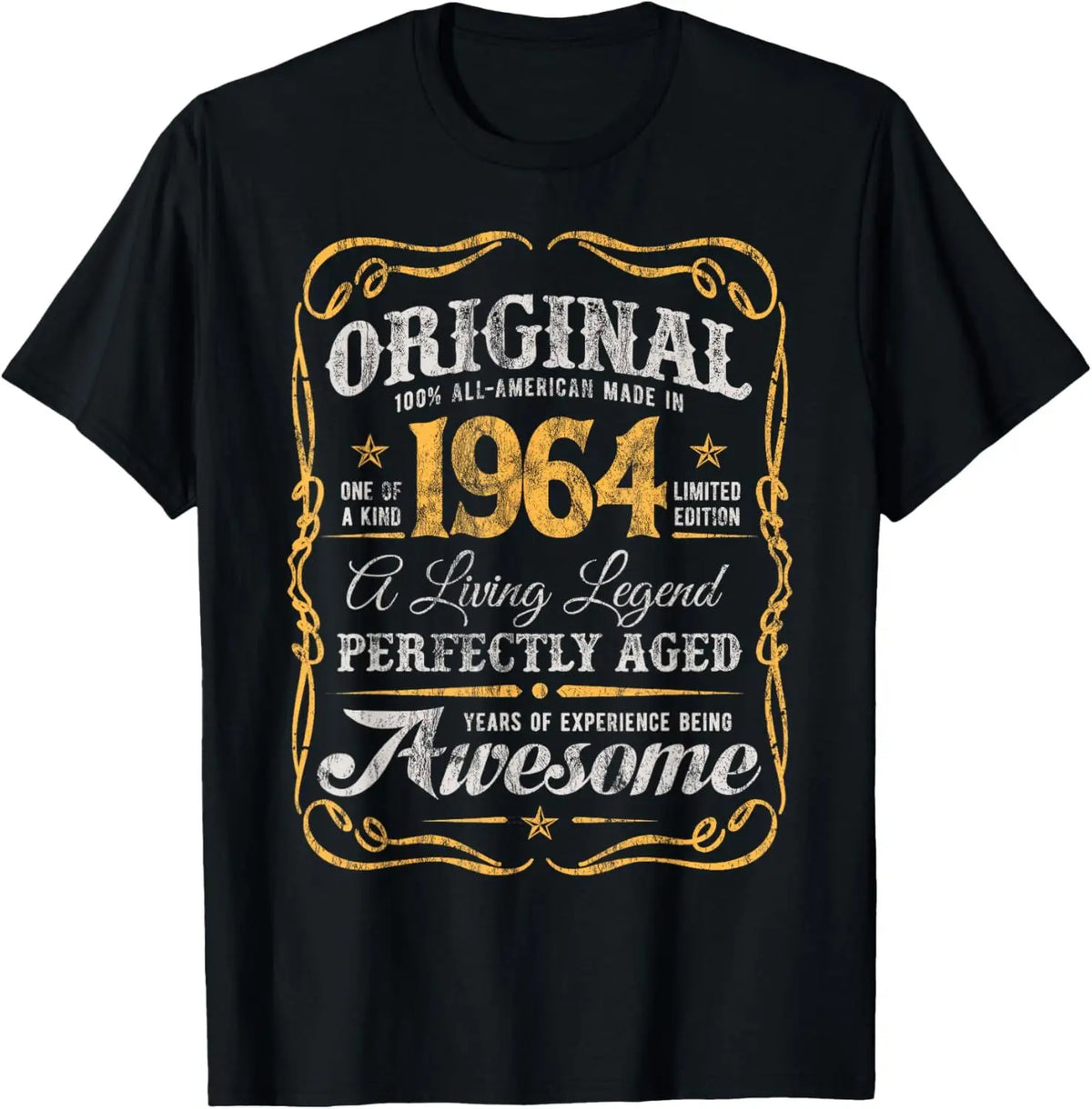 Vintage 62th Birthday Decorations Vintage 1964 62 Birthday T-Shirt Men Women Clothes Graphic T Shirts Unisex Summer Soft Tops